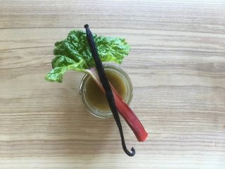 Rhabarber-Vanille Konfitüre, klein