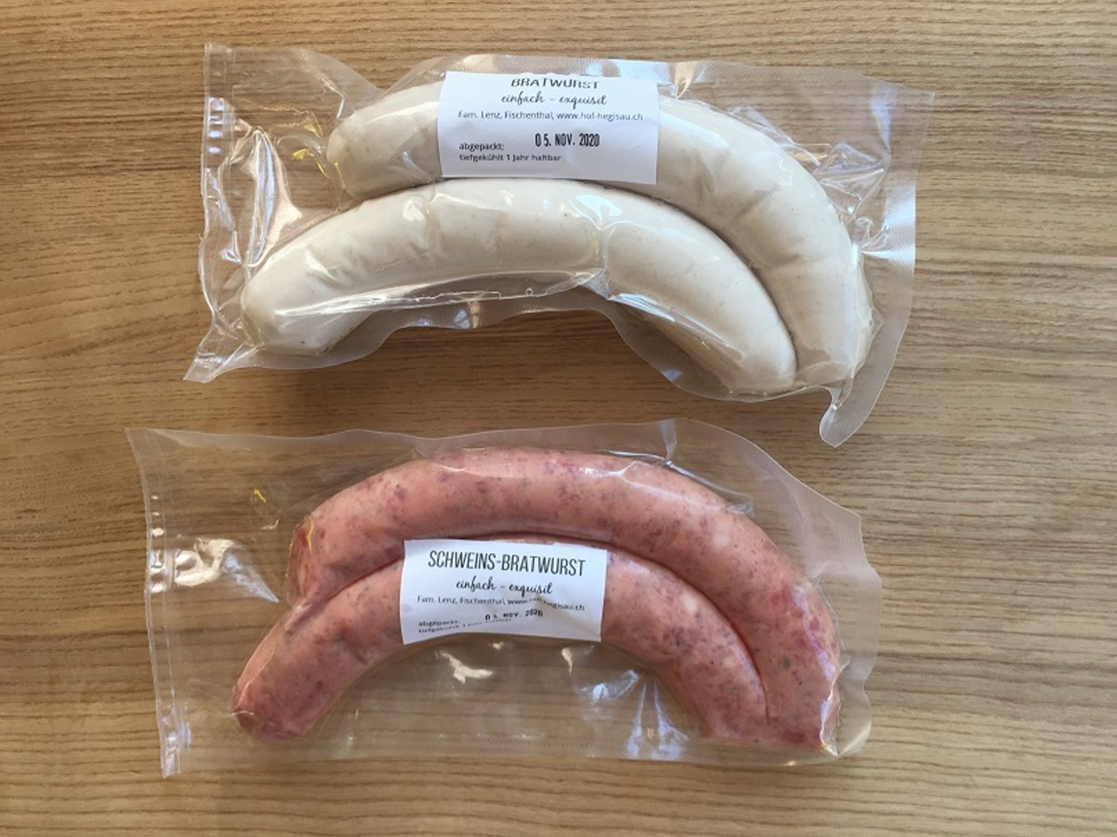 Schweinsbratwurst, grob (gefroren)