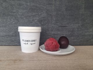 Pflaumen Sorbet